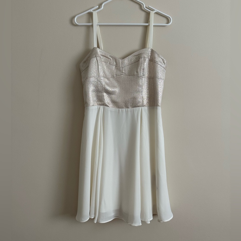 Express Midi Ivory Dress